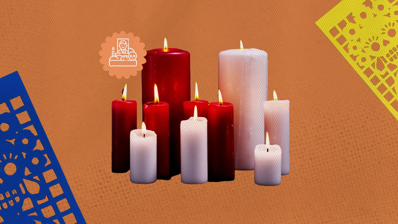 ¿Qué tipo de velas deberías de poner en tu ofrenda?